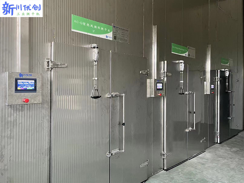 潼南客戶訂購我廠三套烘干房用于肉類烘干